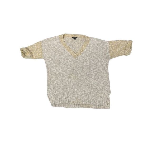 Lafayette 148 New‎ York Women's Khaki And Yellow Fresco Sweater Size Smal… - Picture 2 of 8